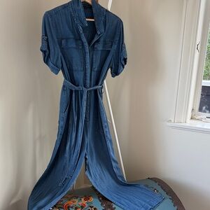Velvet Heart Blue Denim Jumpsuit